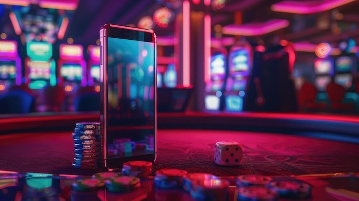 Kartu joker tampil pada layar ponsel